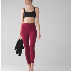 ISO lululemon align pant II in rosewood. Size 4